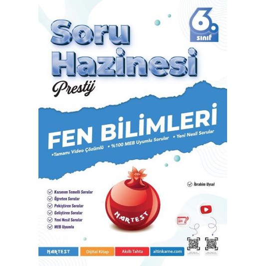 Nartest 6. Sınıf Fen Bilimleri Prestij Soru Hazinesi