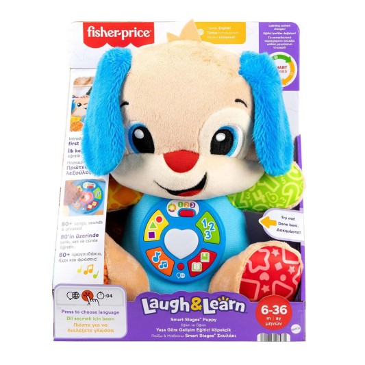 Fisher Price Eğtici Köpekçik-Yaşa Göre Gelişim Türkçe JFD25