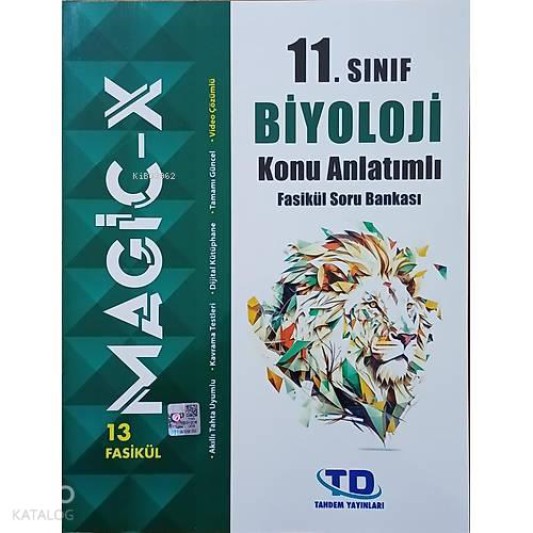 TANDEM 11.SINIF MAGİC-X BİYOLOJİ SORU BANKASI