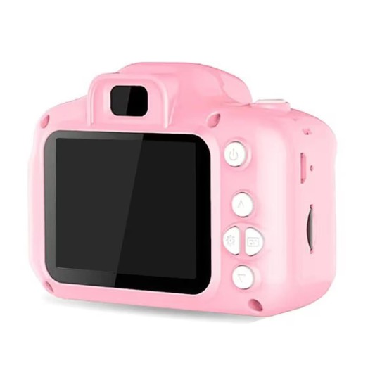 Çocuklar İçin Mini Dijital Fotoğraf Ve Video Makinesi - Pembe