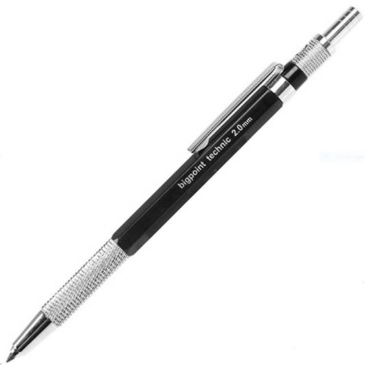 Bigpoint Siyah Technic Versatil Kalem Uçlu Kalem 2mm