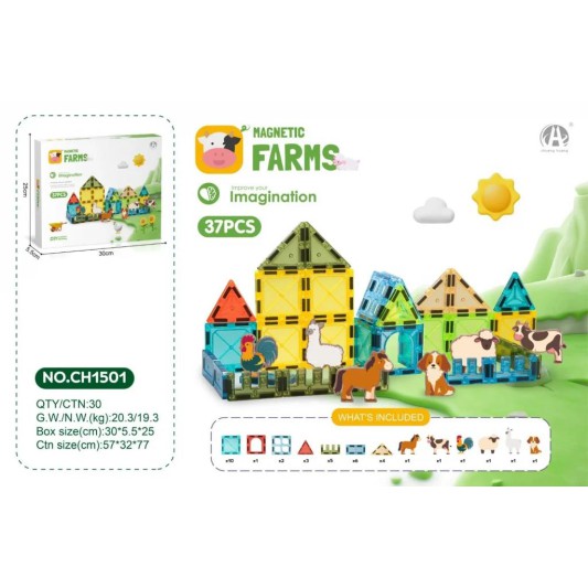 CH1501 5.5cm Magnetic Blok 37 Psc