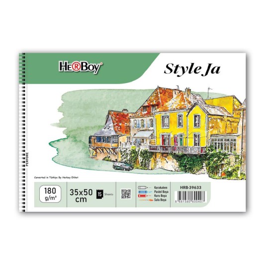 Resim Defteri 35*50 180g/m2 15 yaprak HRB-39633