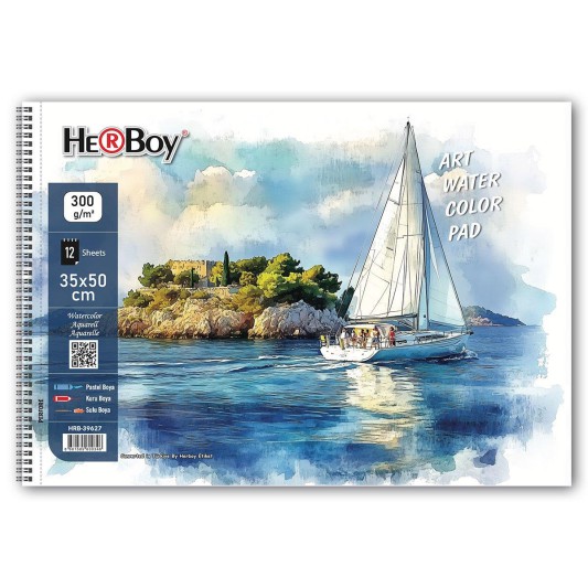 Sulu Boya Defteri 35*50 300g/m2 12 yaprak HRB-39627