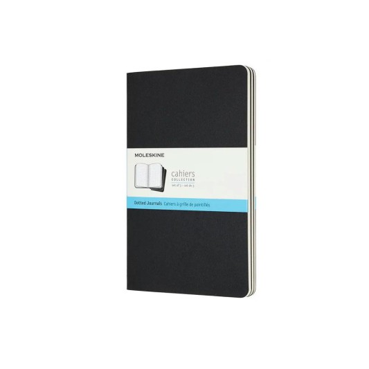 Moleskine Cahier Journals 3 lü Noktalı Defter 13x21 Black
