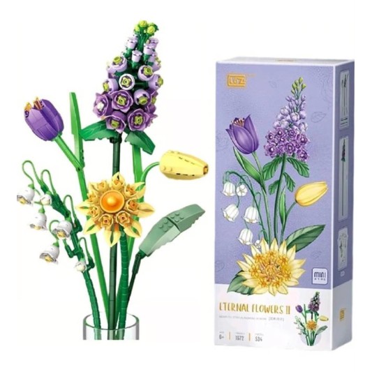 Loz Çiçek Buketi Lego Seti 534 Parça LZ-1672