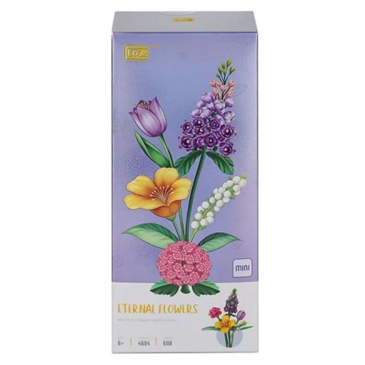 Loz Çiçek Buketi Lego Seti 608 Parça LZ-4604