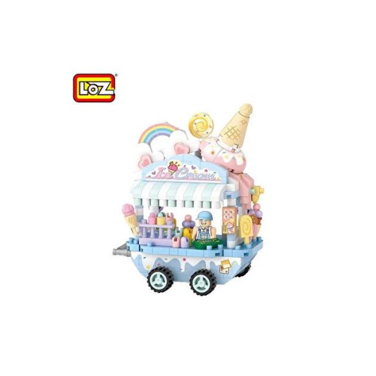 LOZ Micro Block Serisi Dondurma Arabasıı Lego Seti 300 Parça LZ-8854