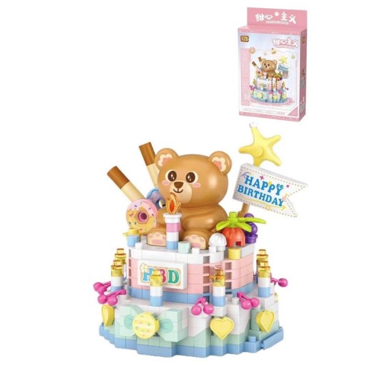 LOZ Micro Block Sevimli Pasta Lego Seti 370 Parça LZ-8807