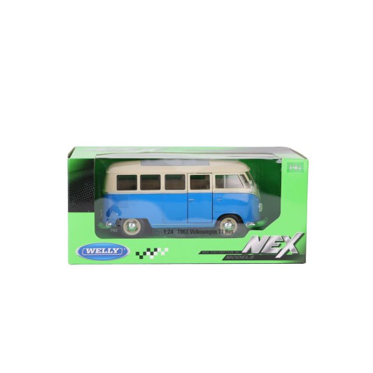 Model Araba 1:24 1963 Wolkswagen T1 Bus