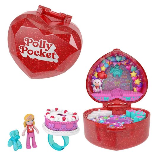 Polly Pocket Mattel 80. Yıl Yüzük Kutusu Oyun Seti JGK21