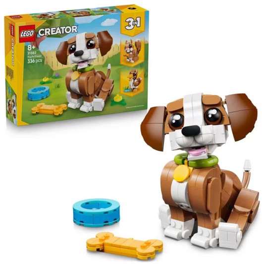 LEGO Creator 3’ü 1 Arada Sevimli Hayvanlar: Oyunbaz Yavru Köpek 31382