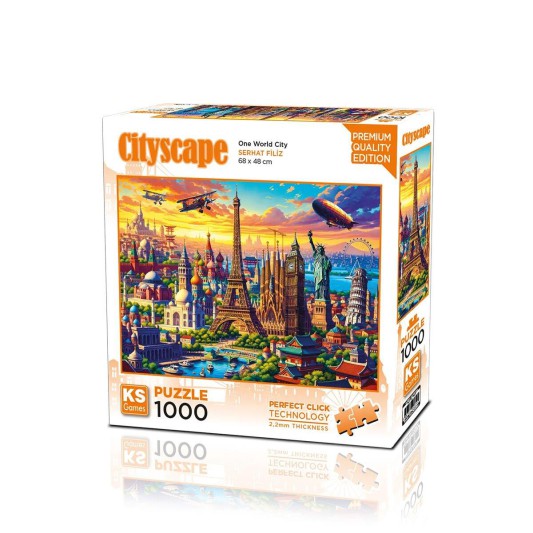 20854 Puzzle 1000 One World Cıty
