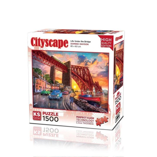 22039 Puzzle 1500 Forth Bridge At Sunset Life Under The Bridge