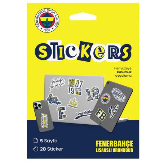 Fenerbahçe Sarı Sticker Paketi