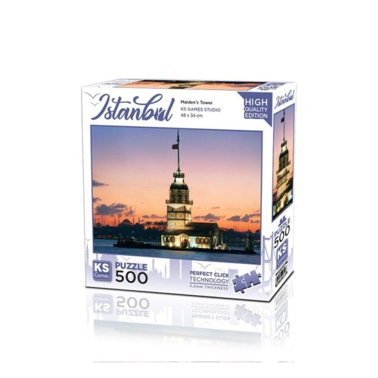20059 Kız Kulesi Gün İstanbul 500 Parça Puzzle