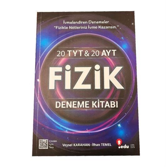Edu Fizik Deneme Kitabı 20 TYT- 20 AYT Veysel KARAHAN-İlhan TEMEL