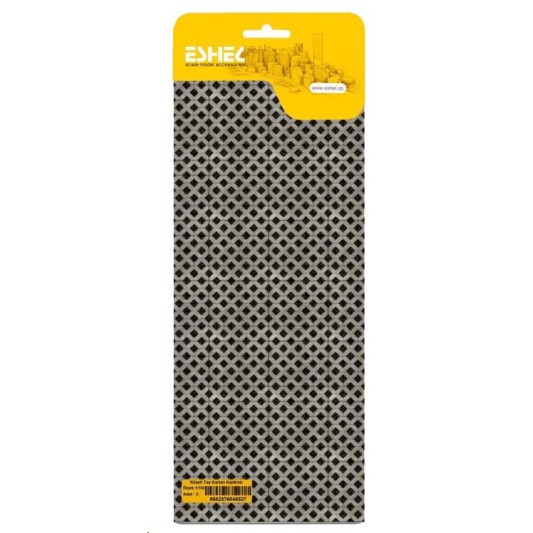 Eshel Maket Köşeli Taş Karton Kaldırım 1/100 3lü