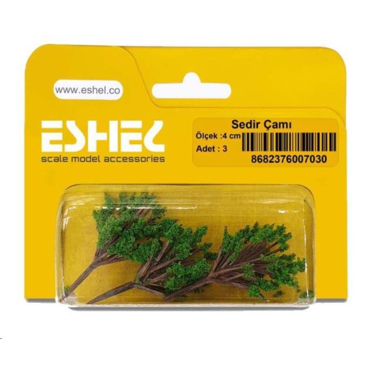 Eshel Maket Sedir Çamı 4cm 3lü