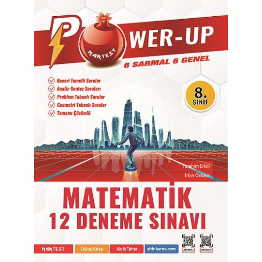 NARTEST 8. SINIF MATEMATİK POWER-UP 12 DENEME SINAVI