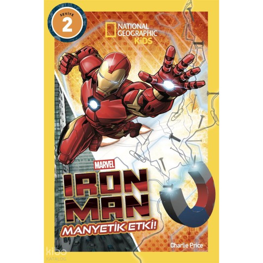 National Geographic Kids Marvel IRON MAN manyetik etki