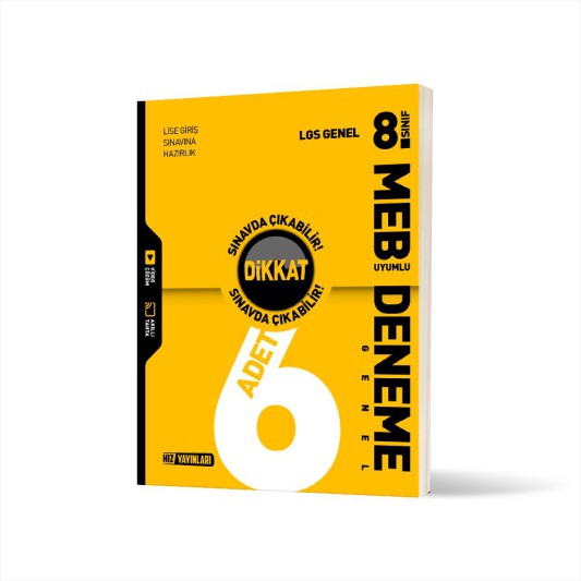 Hız yayınları 8. sınıf LGS 6 lı deneme