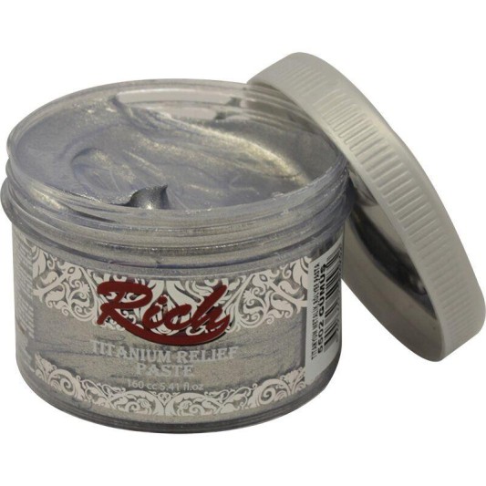 Rich Titanium Metalik Rölyef Pasta Gümüş Silver 150 cc.