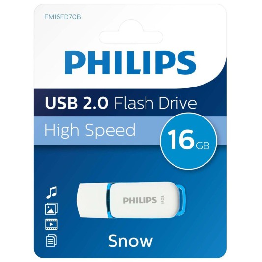 PHİLİPS 16GB BELLEK MAVİ/BEYAZ