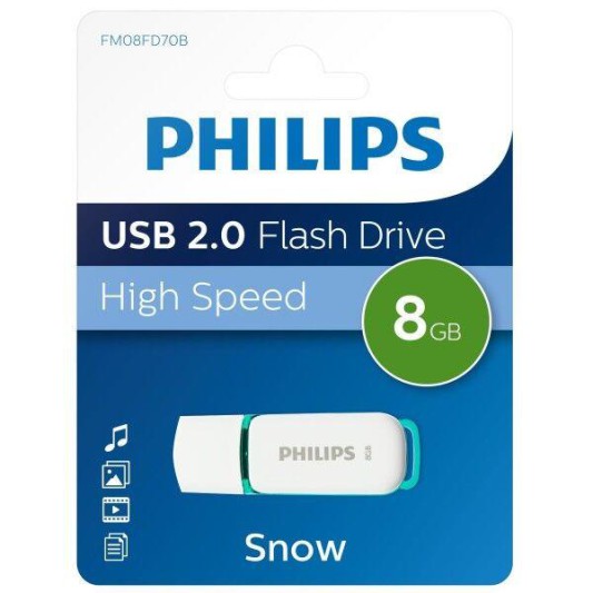PHİLİPS 8GB BELLEK YEŞİL/BEYAZ