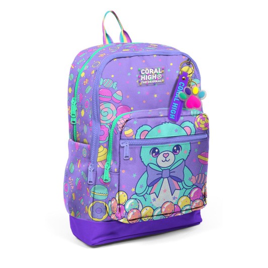 Coral High Kids Şeker Ayıcık Desenli Okul Sırt Çantası 33205