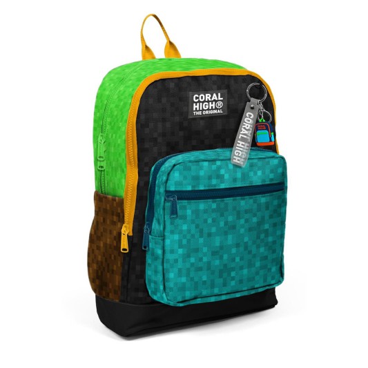 Coral High Kids Craft Desenli Okul Sırt Çantası 33216