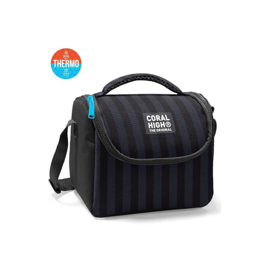 Coral High Siyah Çizgili Thermo Beslenme Çantası 37118
