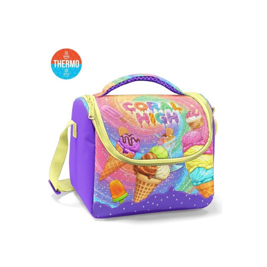 Coral High Milka Dondurma Desenli Thermo Beslenme Çantası 37154