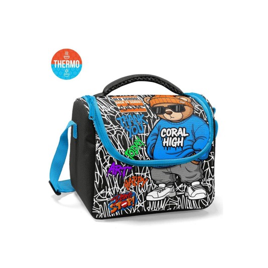 Coral High Grafiti Ayıcık Desenli Thermo Beslenme Çantası 37150
