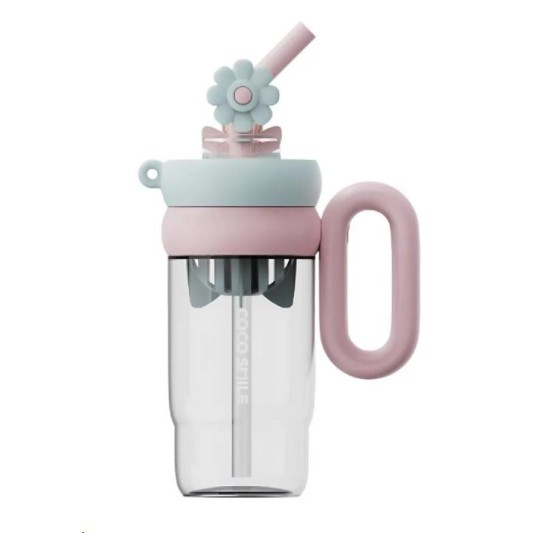 Cocosmile 1000ml Tritan Su Matarası –  Sporcu Su Şişesi Pink CS8832