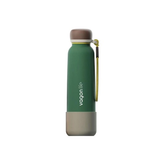 VAGONLİFE 750 ML ÇELİK TERMOS (KOYU YEŞİL) VGN-1106