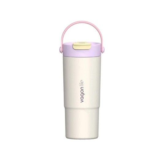 VAGONLİFE 660 ML ÇELİK TERMOS (KREM) VGN-1102