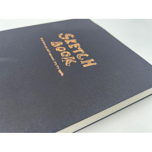 LUTART SKETCH BOOK A4 120YP DİKİŞLİ SİYAH KRT KPK.020-22131506