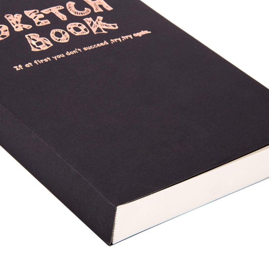 LUTART SKETCH BOOK A5 120YP DİKİŞLİ SİYAH KRT KPK.020-22131506
