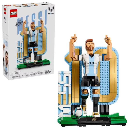 LEGO Editions Lionel Messi Heykeli Futbol Efsanesi 43015