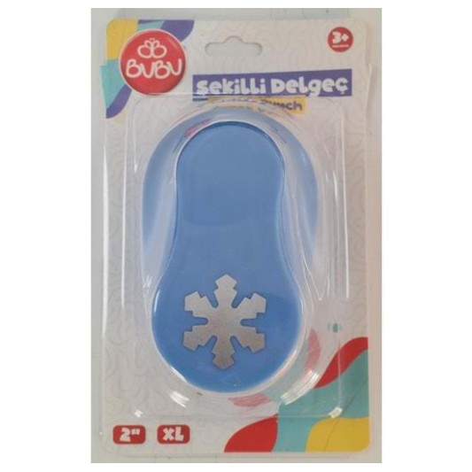 Bu-Bu Şekilli Eva Ve Kağıt Delgeç Kar Tanesi 2\'\' XL