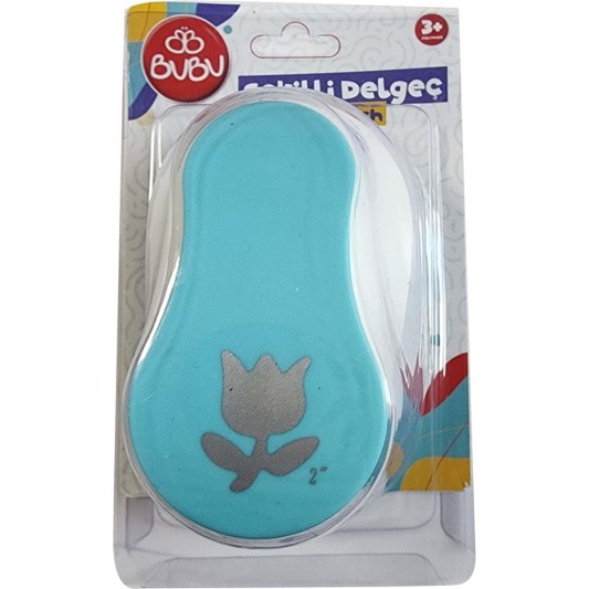 Bu-Bu Şekilli Eva Ve Kağıt Delgeç Lale 2\'\' XL