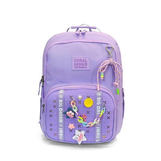 Coral High Lila Detaylı Okul Sırt Çantası 24405
