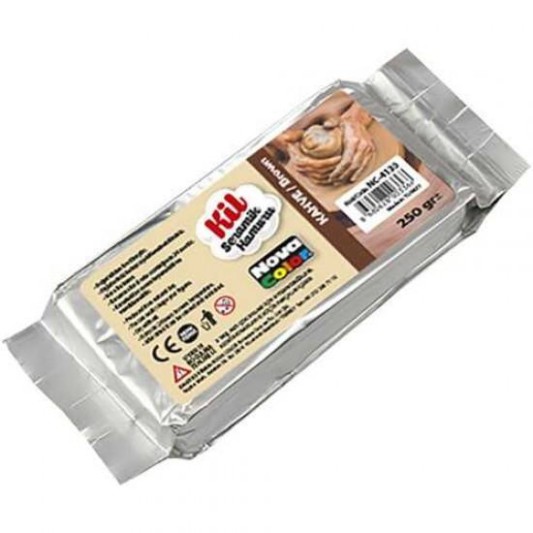 Nova Color Seramik Kil Kahverengi 250 Gr NC-4130
