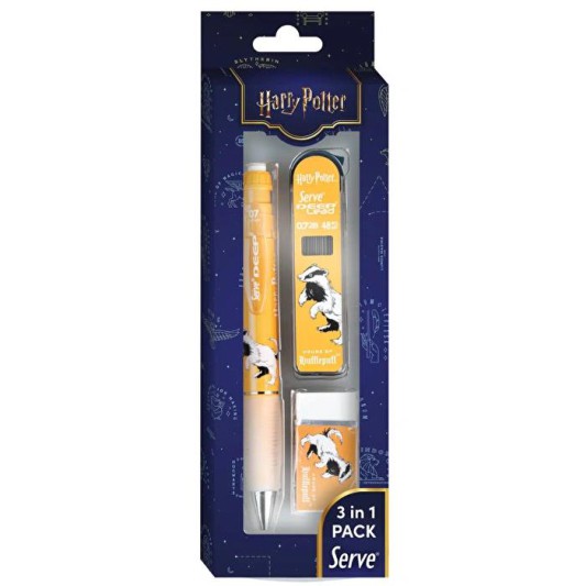 Serve Deep Harry Potter Hufflepuff 3 lü Set
