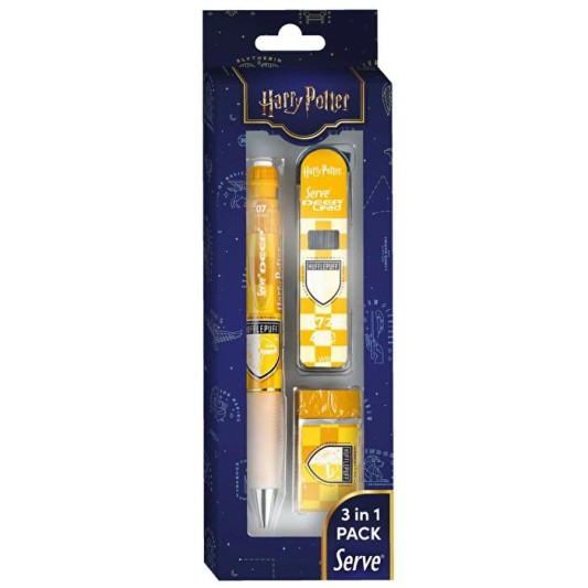 Serve Deep Damalı Harry Potter Hufflepuff 3 lü Set