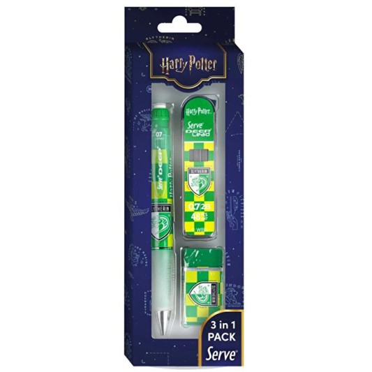 Serve Deep Damalı Harry Potter Slytherin 3 lü Set