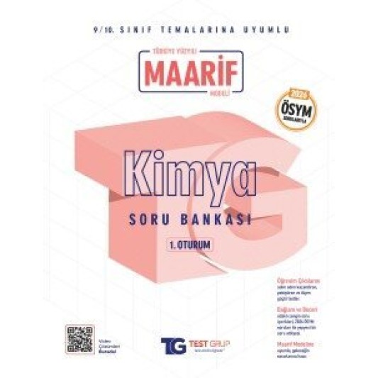 TG - 1. Oturum - Maarif - Soru Bankası - Kimya
