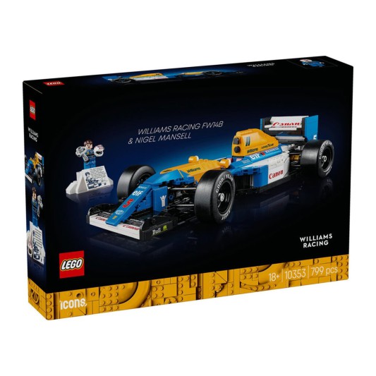 Lego icons Williams Racing FW14B ve Nigel Mansell 10353 parça +18 yaş