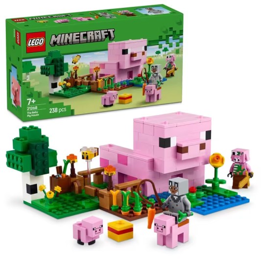Lego Minecraft Baby Pig Evi 238 parça +7 yaş